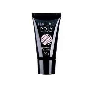 Nailac NAILAC Poly Acryl&Gel Powder Candy 30g NAI000502 - Żele do paznokci - miniaturka - grafika 1