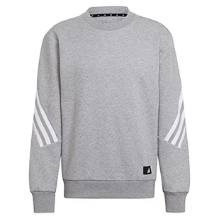 adidas bluza męska, szary/biały (Medium Grey Heather/White), XXL - Bluzy męskie - miniaturka - grafika 1