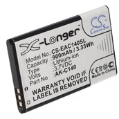 Baterie do telefonów - EMPORIA Telme C140 replika akumulatora AccuCell pasująca do AK-C140 B111 - miniaturka - grafika 1