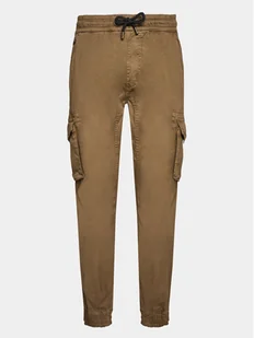 Alpha Industries Joggery Twill 116202 Beżowy Regular Fit - Spodnie męskie - miniaturka - grafika 1