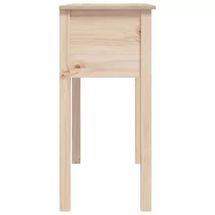 Lumarko Stolik konsolowy, 70x35x75 cm, lite drewno sosnowe - Konsole i sekretarzyki - miniaturka - grafika 9