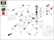 Układ zawieszenia - akcesoria - Poduszka stabilizatora TEDGUM 00463694 546138H518 00463694 - miniaturka - grafika 1
