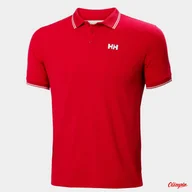 Koszulki męskie - Koszulka Męska Helly Hansen Kos Polo - Red - miniaturka - grafika 1