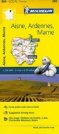 Atlasy i mapy - Michelin Aisne, Ardennes, Marne, 1:150 000 - miniaturka - grafika 1