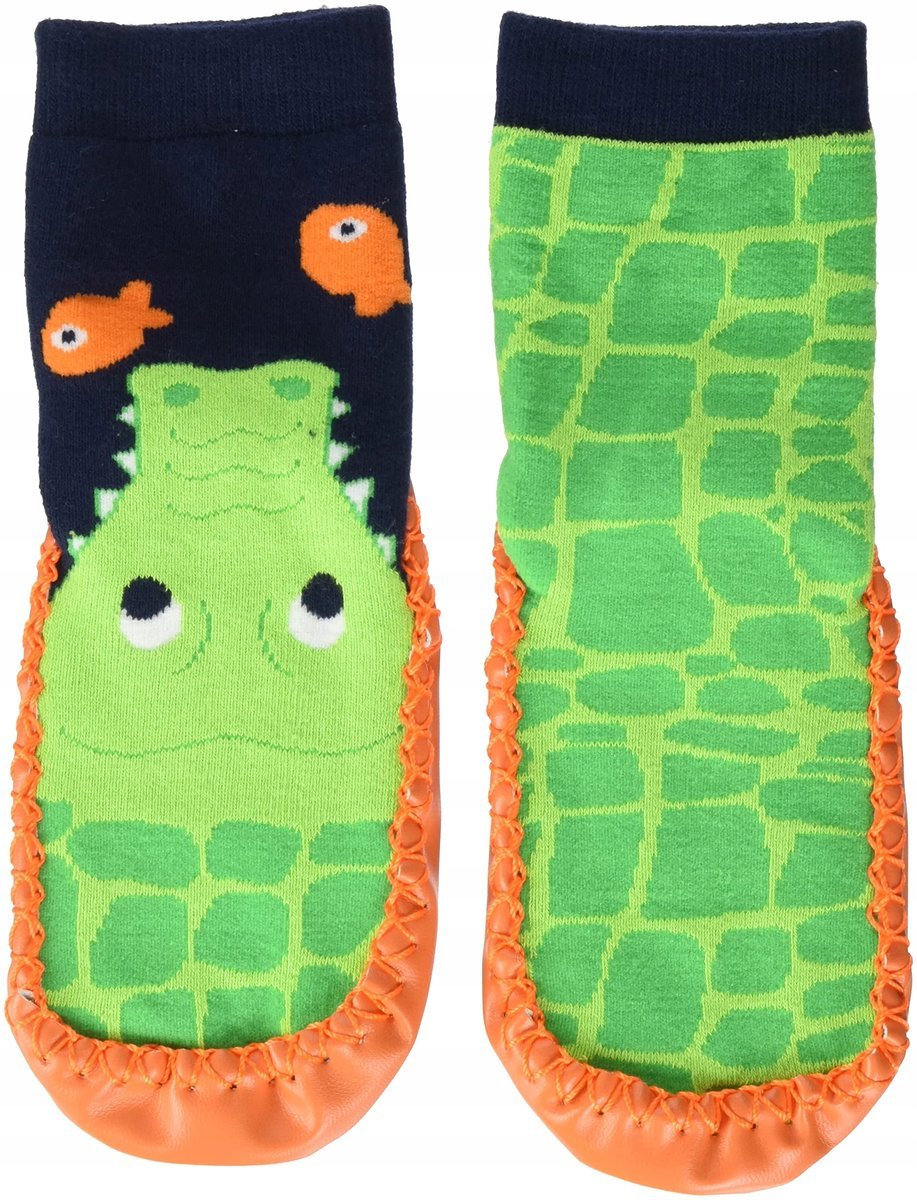 PLAYSHOES DZIECIĘCE KAPCIE W DINOZAURA MATERIAŁOWE 26-27 6KA