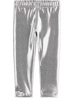 Spodenki dla niemowląt - carter's Legginsy w kolorze srebrnym - miniaturka - grafika 1