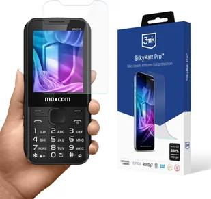 MAXCOM MM248 4G - 3MK SILKY MATT PRO - Folie ochronne do telefonów - miniaturka - grafika 1