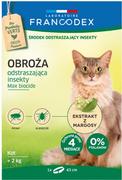 Artykuły przeciw pasożytom - Obroża dla kotów powyżej 2 kg odstraszająca insekty - 4 miesiące ochrony - miniaturka - grafika 1