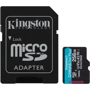 Kingston Canvas Go! Plus 256GB (SDCG3/256GB) - Karty pamięci - miniaturka - grafika 1
