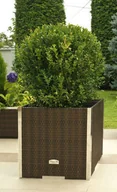 Donice - Kwadratowa donica ogrodowa 46 cm technorattan - miniaturka - grafika 1