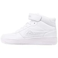 Trampki damskie - Kappa Adult Unisex Bash Mid wysoka Sneaker - biały - 41 EU 242610_1014 - miniaturka - grafika 1