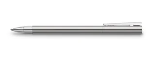 Pióro Kulkowe Faber-Castell Neo Slim Stalowe Błyszczące - Pióra kulkowe - miniaturka - grafika 1