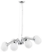 Lampy sufitowe - Lemir Nol żyrandol 8-punktowy chrom O2907 W8 CH - miniaturka - grafika 1