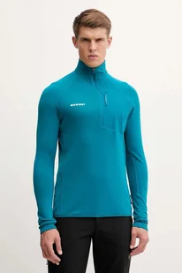 Mammut bluza sportowa Aenergy Light męska kolor zielony wzorzysta 1014-05521 - Bluzy męskie - miniaturka - grafika 1