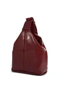 Torebki damskie - Skórzany bordowy plecak DAN-A - miniaturka - grafika 1