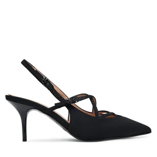 Sandały LOVE MOSCHINO JA10287G1NIMX00039 Czarny - Sandały damskie - miniaturka - grafika 1