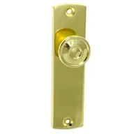 Meble modułowe i akcesoria - Gałka meblowa na długim szyldzie, w kolorze złotym, model 19, hiszpańskiej firmy AMIG. BARDZO DOBRA JAKOŚĆ! - miniaturka - grafika 1