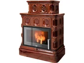 Piece wolnostojące - ABX Piec kaflowy Karelie Exclusive kaflowy cokół - Brązowy - miniaturka - grafika 1