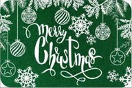 Wycieraczki - Wycieraczka Christmas Green 8X400X600 Zielona - miniaturka - grafika 1