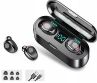 Słuchawki - Słuchawki Bezprzewodowe F9 Tws Powerbank + Kabel - miniaturka - grafika 1