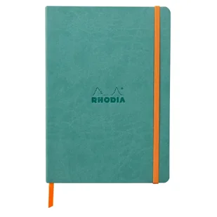 Notatnik Rhodia A5, miękka oprawa, kropki, Aqua - Notesy i bloczki - miniaturka - grafika 1