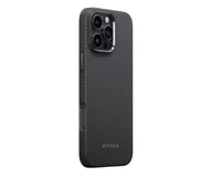 Etui i futerały do telefonów - PITAKA Aramid Protective Case Black/Grey iPhone 16 Pro Max - miniaturka - grafika 1