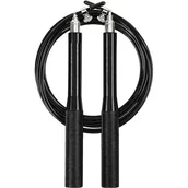 Skakanki - PRODUKTY.TV, Aluminiowa Skakanka Prędkościowa Regulowana, czarny, 3m - miniaturka - grafika 1