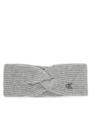 Czapki damskie - Calvin Klein Opaska materiałowa LV04F8039G Szary - miniaturka - grafika 1