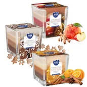 Świece - ŚWIECE ZAPACHOWE ŚWIECZKI 3X ŚWIECA ZAPACHOWA NA PREZENT ZESTAW ŚWIĄTECZNY - miniaturka - grafika 1