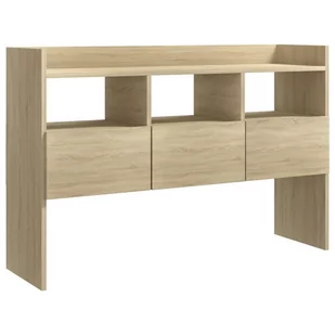 vidaXL Szafka, dąb sonoma, 105x30x70 cm, płyta wiórowa - Szafki do salonu - miniaturka - grafika 1