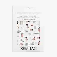 Ozdoby do paznokci - Semilac Naklejki Wodne Do Paznokci Nude Summer 21 - miniaturka - grafika 1