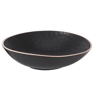 Miski i półmiski - Vilde Talerz obiadowy, głęboki, czarny, miska ceramiczna, 22 cm, 850 ml 139062 - miniaturka - grafika 1
