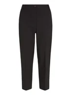 Spodnie damskie - Tommy Hilfiger Damskie spodnie Straight VIS Poly Blend Woven, czarne, 32W, Czarny, 32W - miniaturka - grafika 1