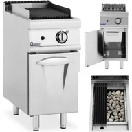 Piece, kotły  i płyty grzejne gastronomiczne - Grill lawowy na gaz propan / LPG / ziemny 8 kW - miniaturka - grafika 1