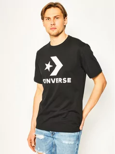 Koszulki męskie - Converse T-Shirt Star Chevron Tee 10018568-A01 Czarny Regular Fit - grafika 1