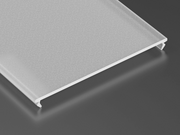 Akcesoria do oświetlenia - Klosz Superwide PMMA Frosted Mleczny do profilu aluminiowego - 1m - miniaturka - grafika 1