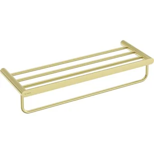 DEANTE ADR R531 ROUND Półka żeberkowa złoto szczotkowane - Półki łazienkowe - miniaturka - grafika 1