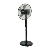 Wentylatory - Volteno Wentylator podłogowy czarny+ wyświetlacz 40cm - miniaturka - grafika 1