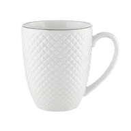 Kubki - Kubek Tiffany Platinium 420 ml biały - miniaturka - grafika 1