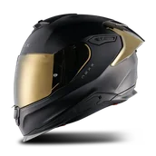 Kaski motocyklowe - Kask Integralny Nexx Y.100R Subsonic Czarny/ZłotyXL - miniaturka - grafika 1