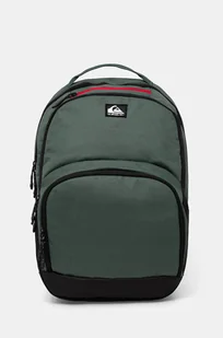 Quiksilver plecak męski kolor zielony duży gładki - Plecaki - miniaturka - grafika 1