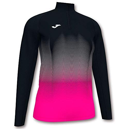 Joma Elite VII Running bluza damska S czarna/różowa