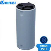 Zbiorniki na deszczówkę - UHP Zbiornik na wodę 105l UHP VERTICON HIGH V-105 Szary - miniaturka - grafika 1