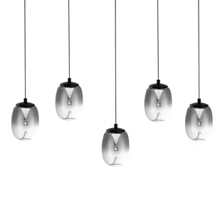 Wisząca lampa nad stół PAMELA AZ6269 Azzardo LED 25W 3000K przydymiona czarna - Lampy sufitowe - miniaturka - grafika 1