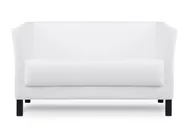 Sofy i kanapy - Sofa 2 ESPECTO biały, 130x71x67, ekoskóra - miniaturka - grafika 1