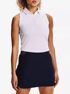 Koszulki i topy damskie - Koszulka damska Under Armour Zinger Sleeveless Polo White M - miniaturka - grafika 1