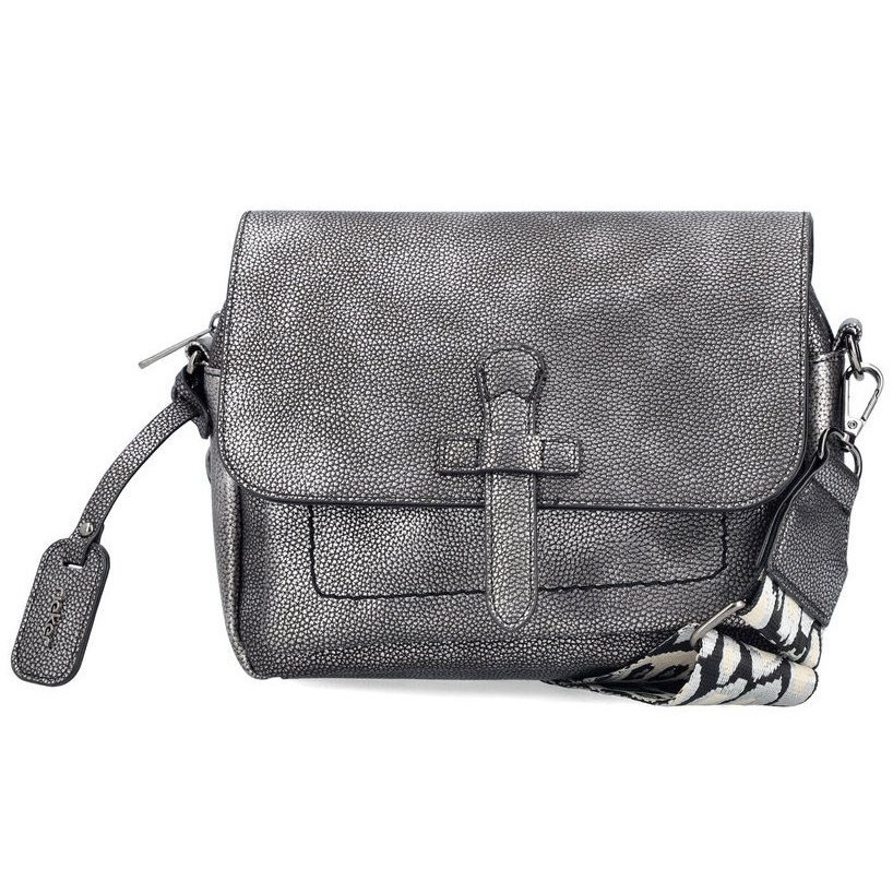 Rieker H1101-42 SILVER/PLATINUM torebka damska srebrna