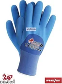 Rękawice robocze - R.E.I.S. WINHALF3 - rękawice ochronne ocieplane - granatowo-niebieski 7 - miniaturka - grafika 1