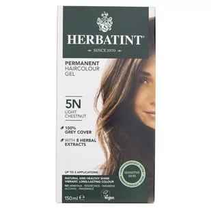 Herbatint farba do włosów 5N Jasny Kasztan, 150 ml - Farby do włosów i szampony koloryzujące - miniaturka - grafika 1