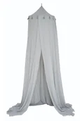Łóżka dla dzieci i młodzieży - Jasnoszary baldachim do dziecięcego łóżeczka A2-A12 - miniaturka - grafika 1